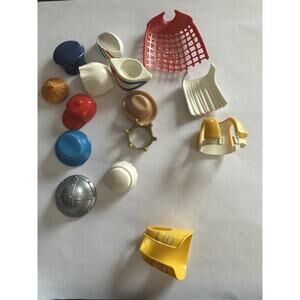 Playmobil Lot Of Hats Capes Vests Head Decor 90s Vintage